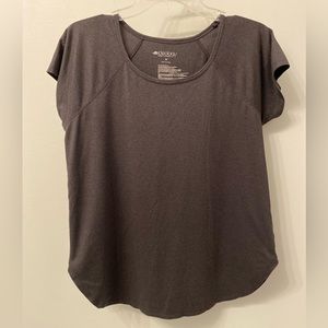 Ideology Charcoal Shirt Sleeve Top Women’s Size Medium